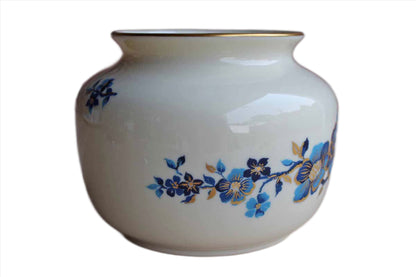 Lenox (USA) Pagoda Vase with Blue and Gold Flowers