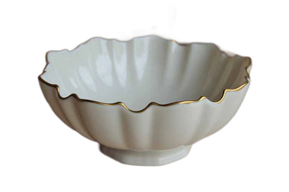 Lenox (USA) Special Holiday Holly and Berry Footed Candy Bowl