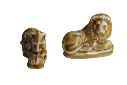 Wade (England) Red Rose Tea Porcelain Noah's Arc Lion and Tiger Whimsies