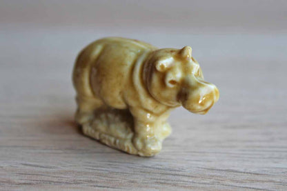 Wade (England) Red Rose Tea Porcelain Hippopotamus Whimsy