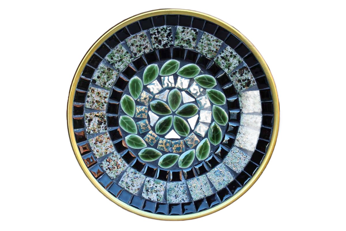 The Mosaic Studio (Florida, USA) Ceramic Mosaic Tile Dish