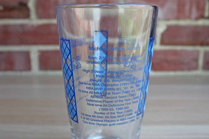The University of North Carolina "Jordan 23" Pint Glasses, Set of 5