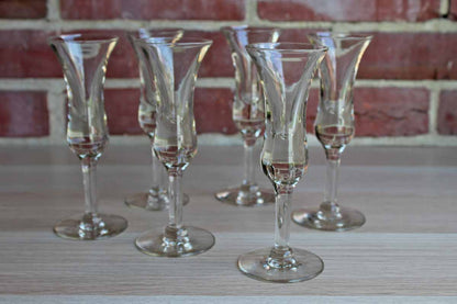 Tall Stemmed Aperitif Glasses, 5 Pieces