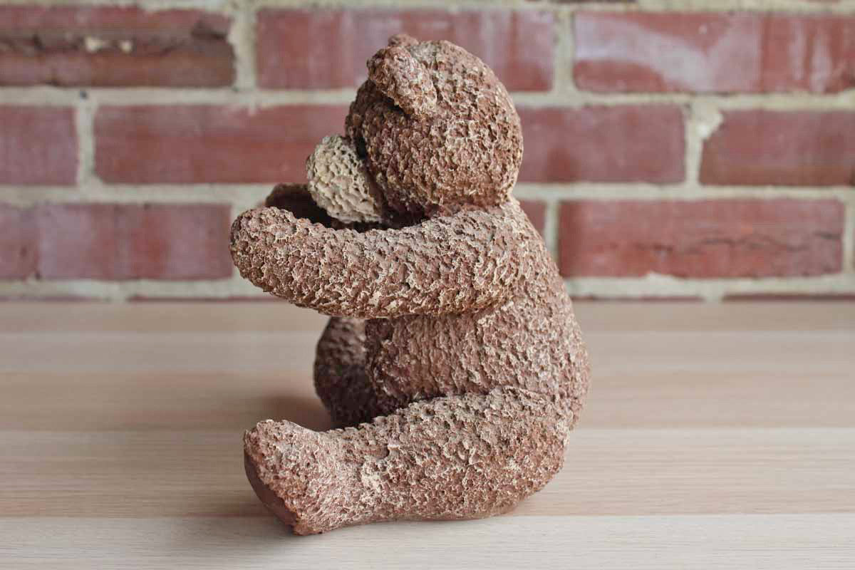 Large Cast Resin Teddy Bear Figurine