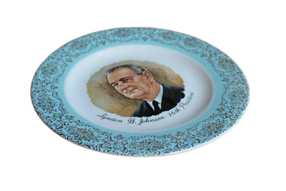 Lyndon B. Johnson 36th President Collector's Trinket Dish