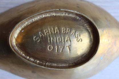 Sarna Brass (India) Incense Burner/Trinket Dish