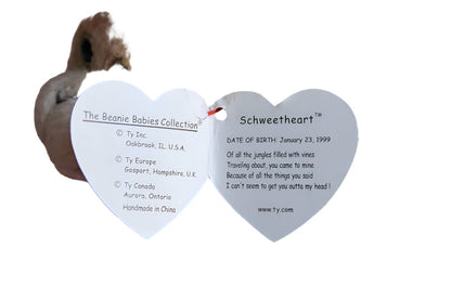Ty Inc. (Illinois, USA) 1999 Schweetheart the Orangutan Beanie Baby
