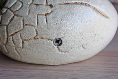 Hatching Baby Dinosaur Cast Iron Coin Bank