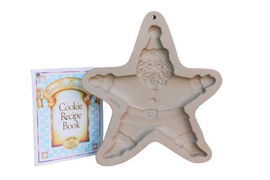 Brown Bag Cookie Art (New Hampshire, USA) 1994 Limited Edition Santa Claus Stoneware Cookie Mold