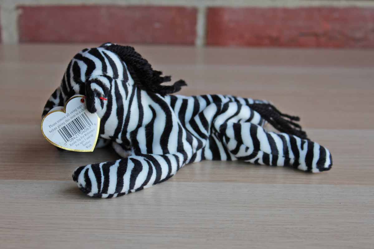 Ty Inc. (Illinois, USA) 1995 Ziggy the Zebra Beanie Baby
