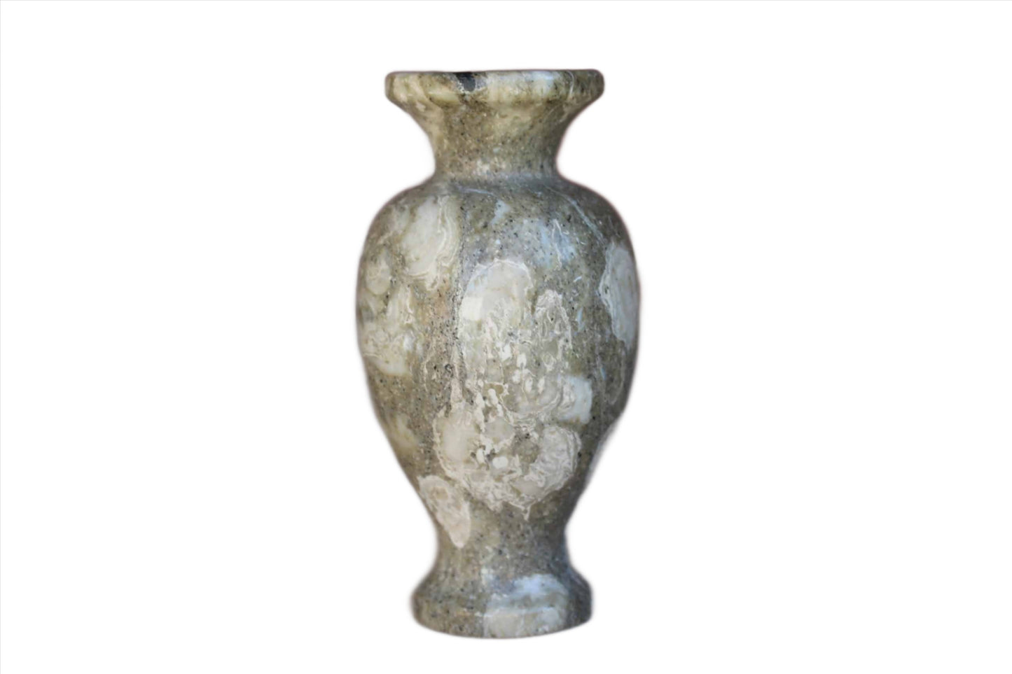 Sage Polished Stone Bud Vase