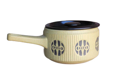 Frost N' Flame (Japan) Danish Modern Covered Stoneware Pot