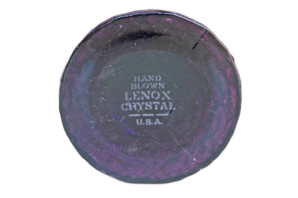 Lenox (USA) Impromptu Lavender Champagne or Sherbet Stemmed Glasses, Set of 7
