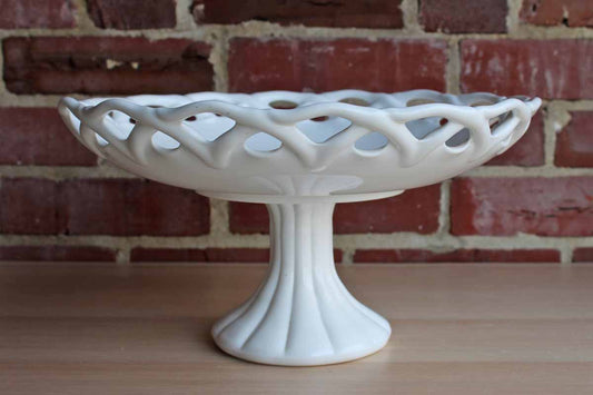 Colony Glass (Connecticut, USA) Large Milk Glass Compote Stand