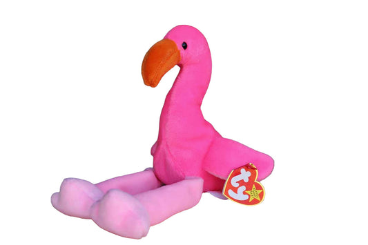 Ty Inc. (Illinois, USA) 1995 Pinky the Flamingo Beanie Baby