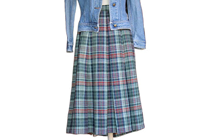 Suburban Separates by Country Miss Wool Pleated Skirt, Size 16