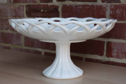 Colony Glass (Connecticut, USA) Large Milk Glass Compote Stand