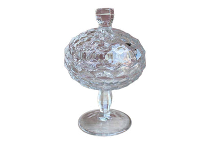 Fostoria Glass Company (West Virginia, USA) American Clear Lidded Candy Dish