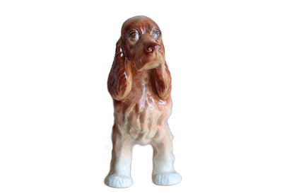 Large Ceramic Cocker Spaniel Statue