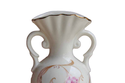 Toyo (Japan) Porcelain Hand Painted Crocus Vase