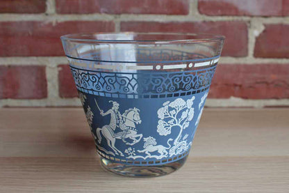 Jeannette Glass Company (Pennsylvania, USA) Wedgwood Blue Jasperware Ice Bucket