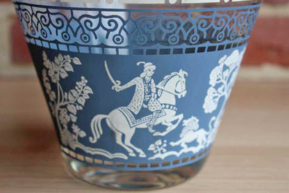 Jeannette Glass Company (Pennsylvania, USA) Wedgwood Blue Jasperware Ice Bucket