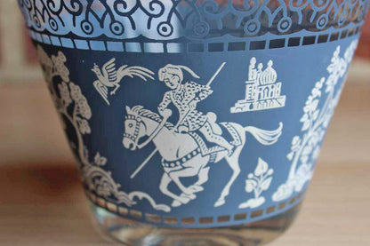 Jeannette Glass Company (Pennsylvania, USA) Wedgwood Blue Jasperware Ice Bucket