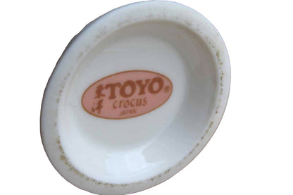 Toyo (Japan) Porcelain Hand Painted Crocus Vase