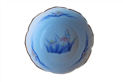 Otagiri Mercantile Company (Japan) Small Round Bowl with Iris Flowers