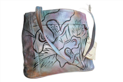 Botary (New York, USA) Handpainted Genuine Leather Handbag