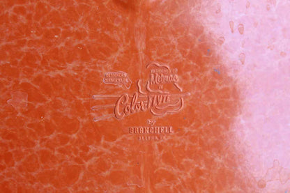 Branchell (USA) Color-Flyte Orange Melmac Divided Server