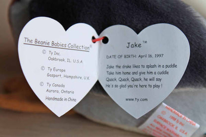 Ty Inc. (Illinois, USA) 1997 Jake the Mallard Beanie Baby