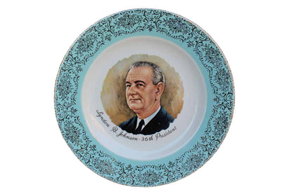 Lyndon B. Johnson 36th President Collector's Trinket Dish