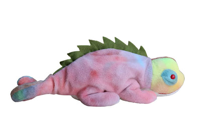 Ty Inc. (Illinois, USA) 1997 Iggy the Pastel Tie-Dyed Iguana Beanie Baby