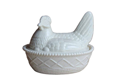 Porcelain Hen on a Nest