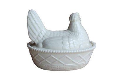 Porcelain Hen on a Nest