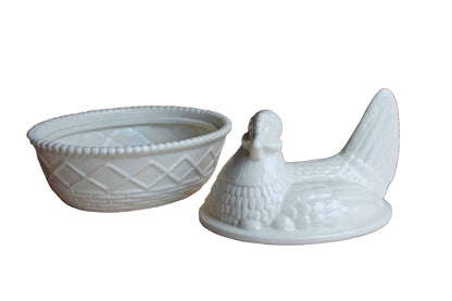 Porcelain Hen on a Nest