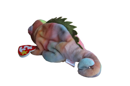 Ty Inc. (Illinois, USA) 1997 Iggy the Pastel Tie-Dyed Iguana Beanie Baby