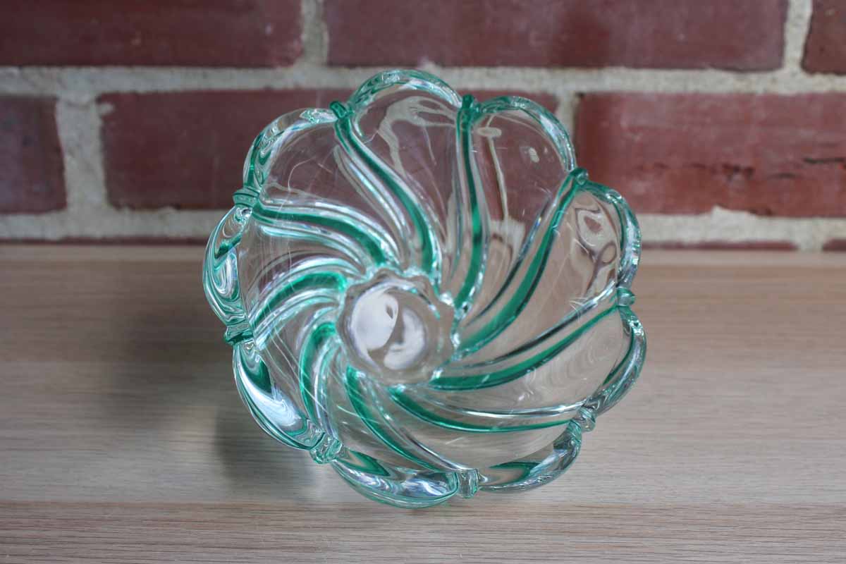 Mikasa Peppermint Green Glass Candy Dish