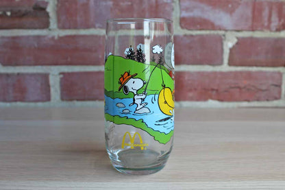 Camp Snoopy "Rats!  Why is Having Fun Always So Much Work?” Glass