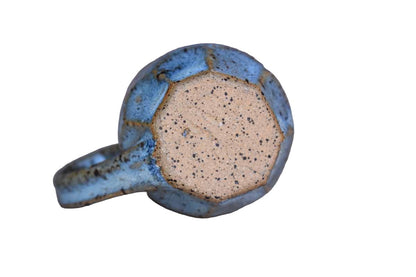 Miniature Stoneware Handled Pitcher with Speckled Blue Glaze