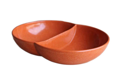 Branchell (USA) Color-Flyte Orange Melmac Divided Server