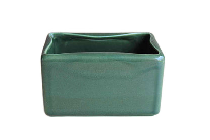 Hyalyn Pottery Company (North Carolina, USA) Forest Green Pillow Vase