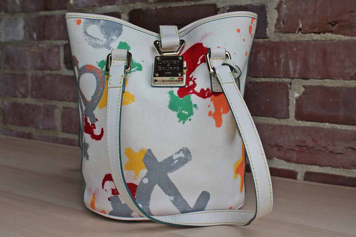 Bags, Vintage Dooney Bourke Paint Splatter Purse