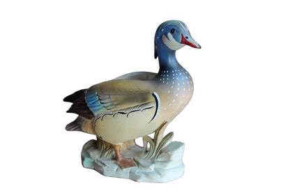 Lefton's China (Japan) Porcelain Hand Painted Wood Duck Planter