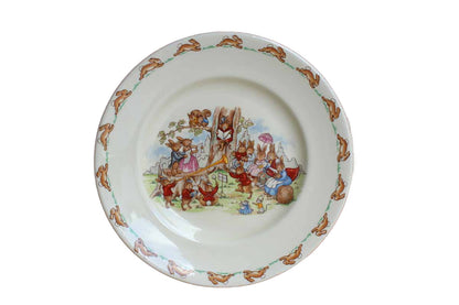 Royal Doulton (England) Bunnykins "The Duet" Luncheon Plate