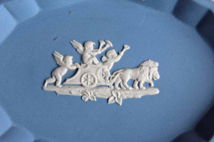 Wedgwood (England) Jsaperware Dish with Cupids Pulled by Lions