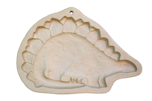 Brown Bag Cookie Art (New Hampshire, USA) 1985 Stoneware Triceratops Cookie Mold