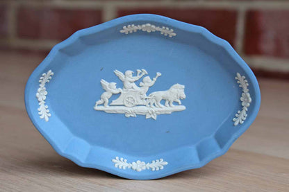 Wedgwood (England) Jsaperware Dish with Cupids Pulled by Lions