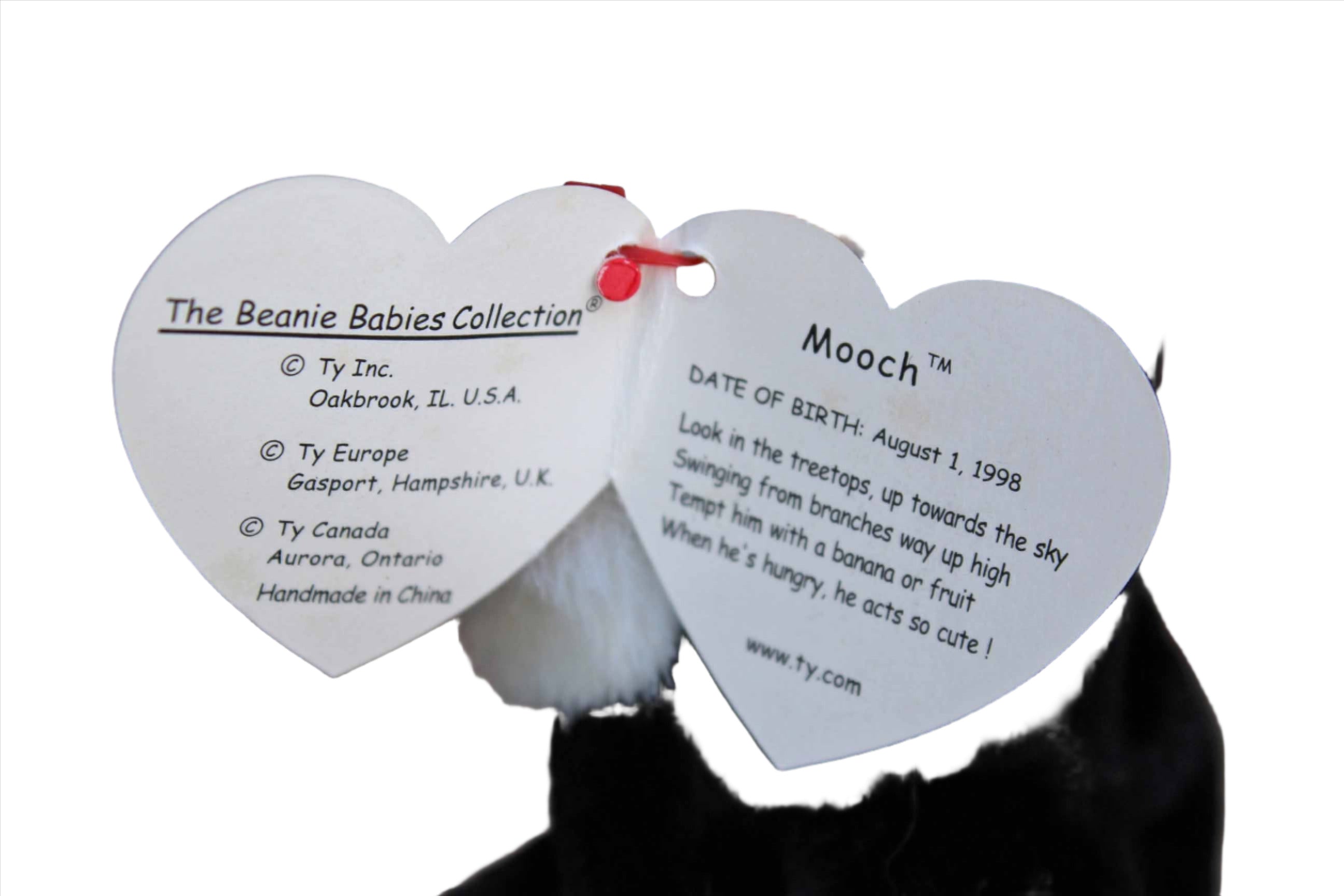 Mooch beanie shop baby 1998 value